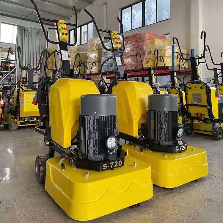 青海四盘变频700型研磨机固化地坪打磨机大理石12头水磨石机