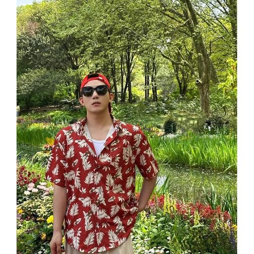 短袖青少年泰国海岛免烫衬衫休闲