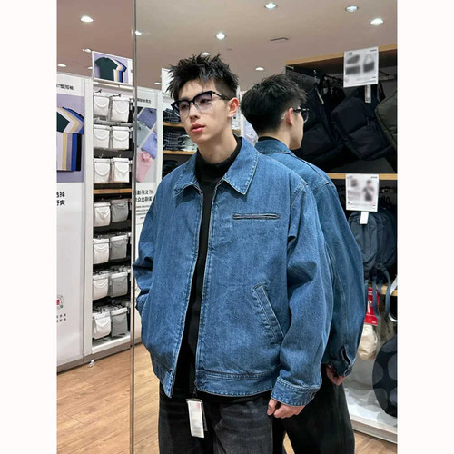 美式底特律工装牛仔夹克