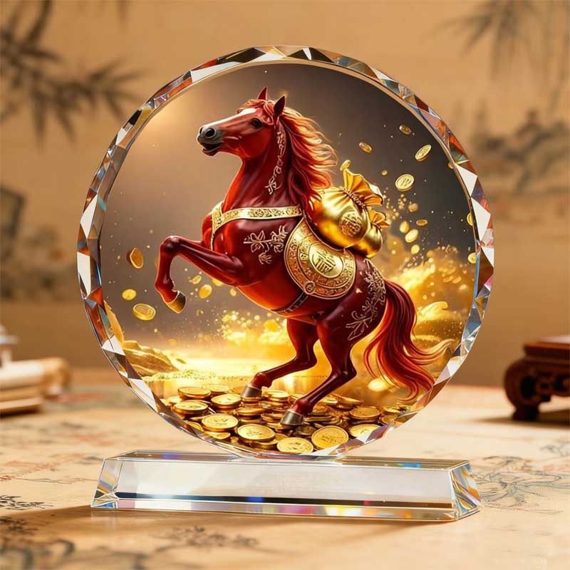 中国风水晶马摆件招财装饰品家居客鞋柜摆件马上有钱入户玄关,家居饰品,装饰摆件,淘宝优惠券,粉丝福利购,淘宝优惠卷