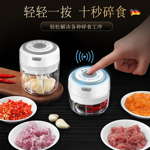 电动蒜泥器姜蒜搅碎机打迷你小型