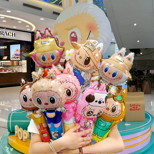 拉布布手持棒长棒地推儿童玩具