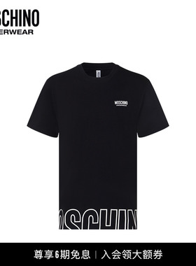 【新年礼物】Moschino underwear/莫斯奇诺  男士徽标印花装饰T恤