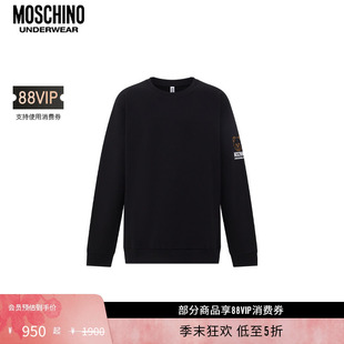男士 underwear Moschino 圆领套头泰迪熊印花卫衣 礼物低至5折
