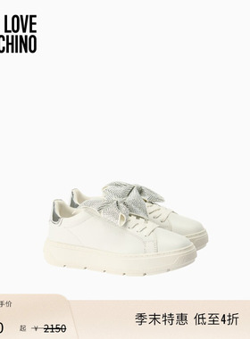 【季末特惠】Love Moschino 26早春 女士蝴蝶结装饰厚底休闲鞋