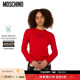特享倒计时 Moschino 莫斯奇诺 女士羊毛混纺修身 套头衫