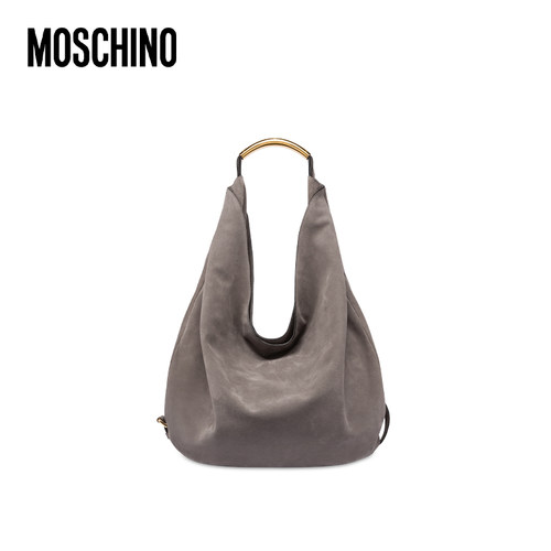 【季末特惠】Moschino/莫斯奇诺  磁扣开合Handle Me大号流浪包