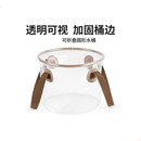 户外露营配件水盆储水桶 可折叠圆形透明水桶便携式