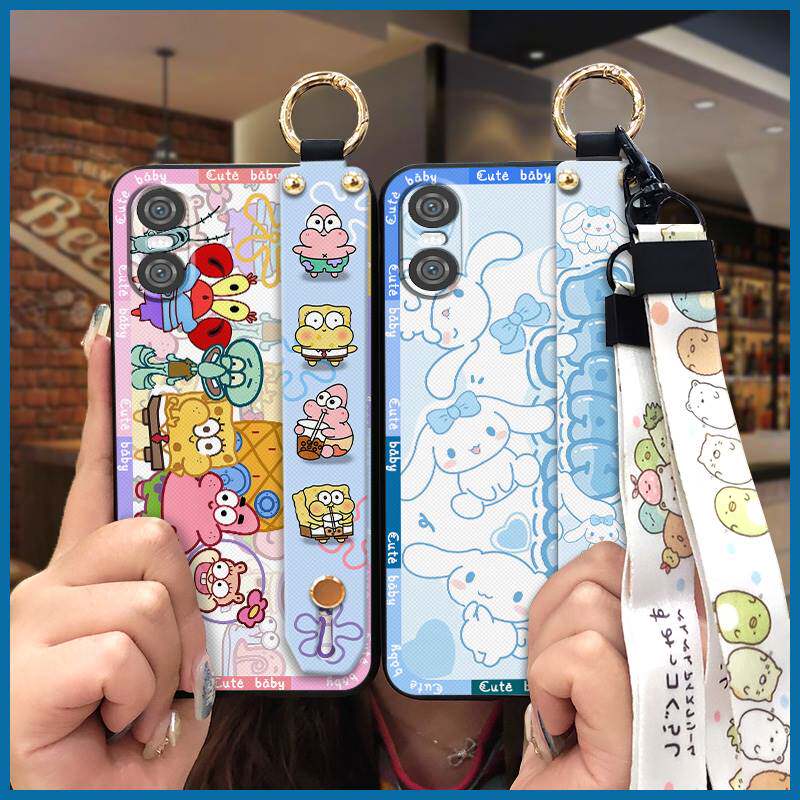 适用索尼Xperia10 VI/6代手机壳挂绳全包动漫情侣趣味防尘个性