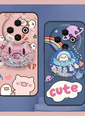 适用Tecno Spark30C 4G/KL5手机壳新款液态支架纯色硅胶个性质感