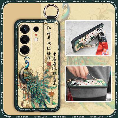 适用Tecno Camon50 4G/传音CN5手机壳莲花质感牡丹妈妈新款腕带