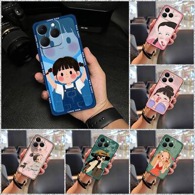 适用OPPO Realme15T 5G/Narzo90 5G手机壳创意软壳情侣质感纯色