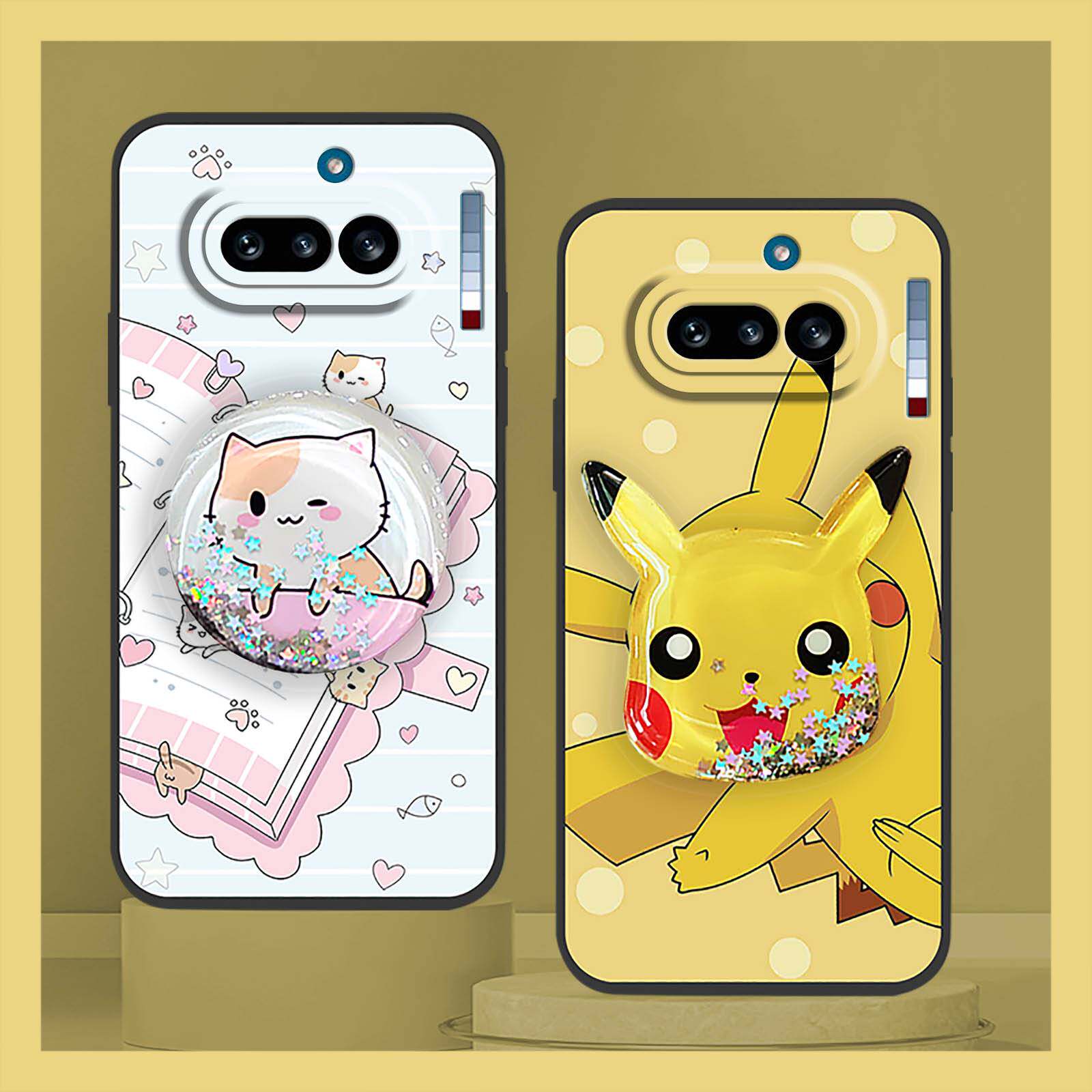 适用Nothing Phone4A手机壳个性青春流沙奢华卡通潮流情侣简约