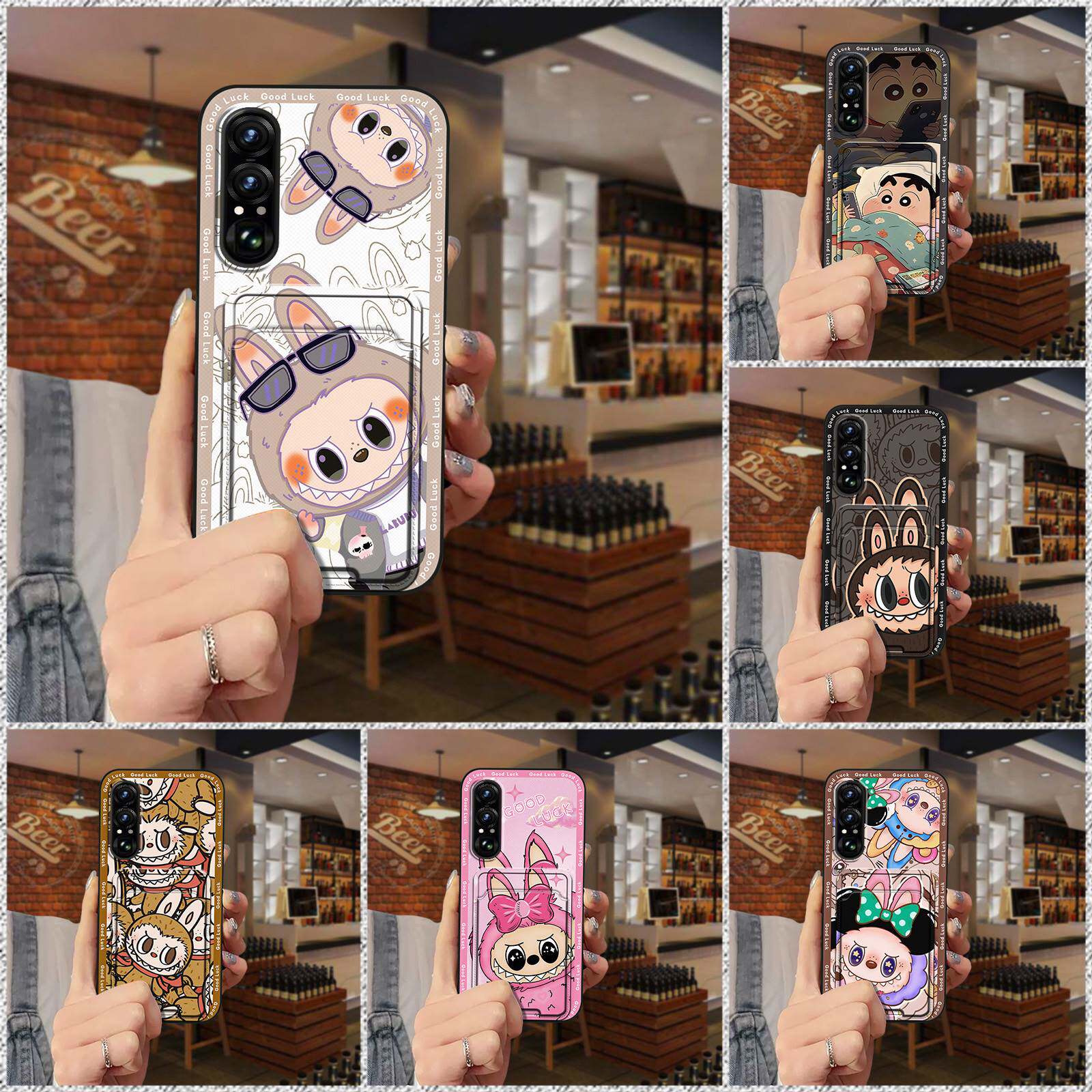 适用索尼Xperia1 vii/索尼1 7代手机壳插卡质感青春全包边涂鸦