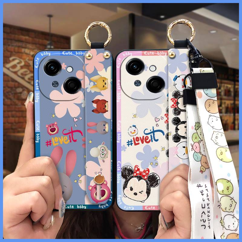 适用Tecno POP9 4G/传音Spark GO 1/KL4手机壳腕带青春指环可爱