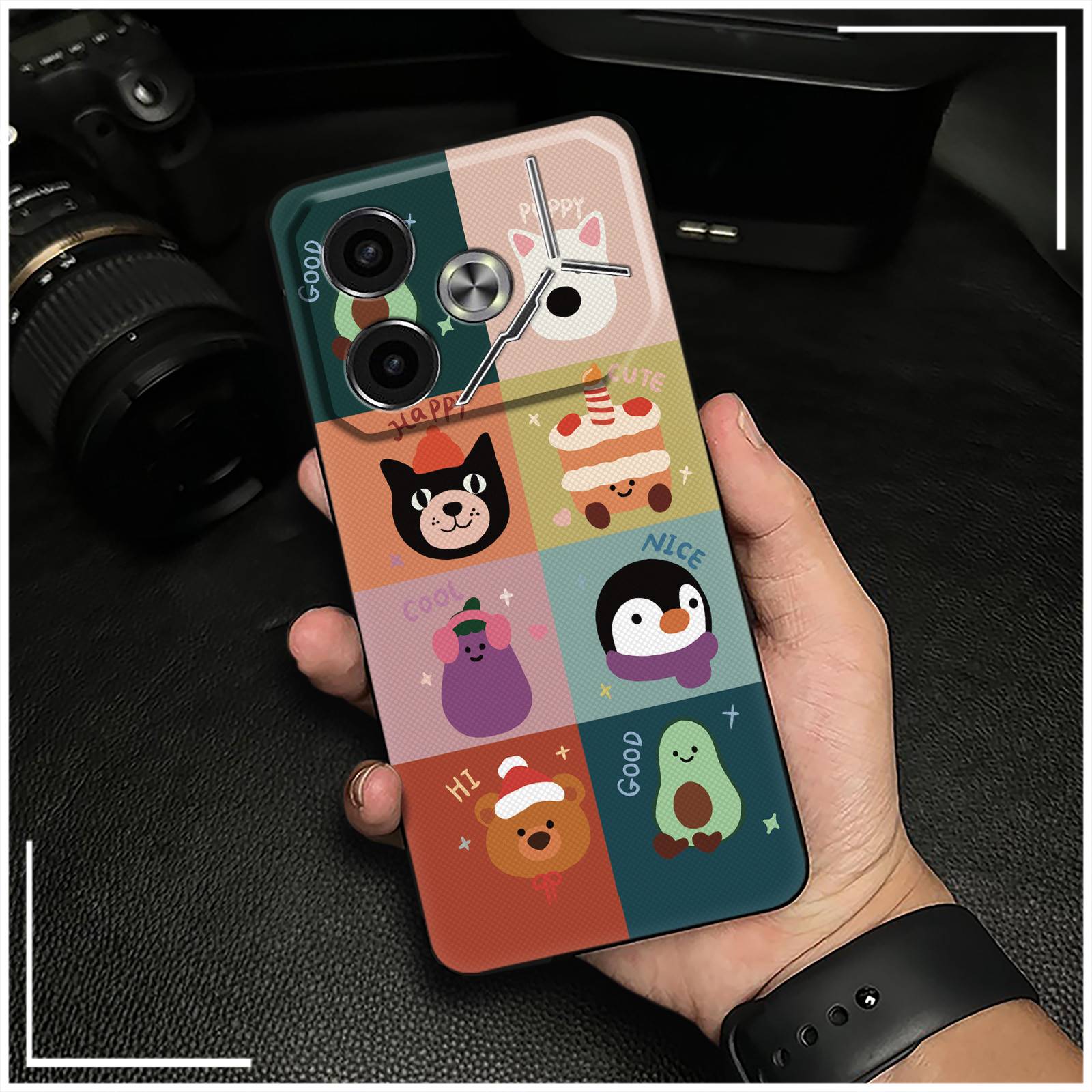 适用Tecno Pova6 5G/Li7手机壳个性青春动物搞怪数码质感创意女