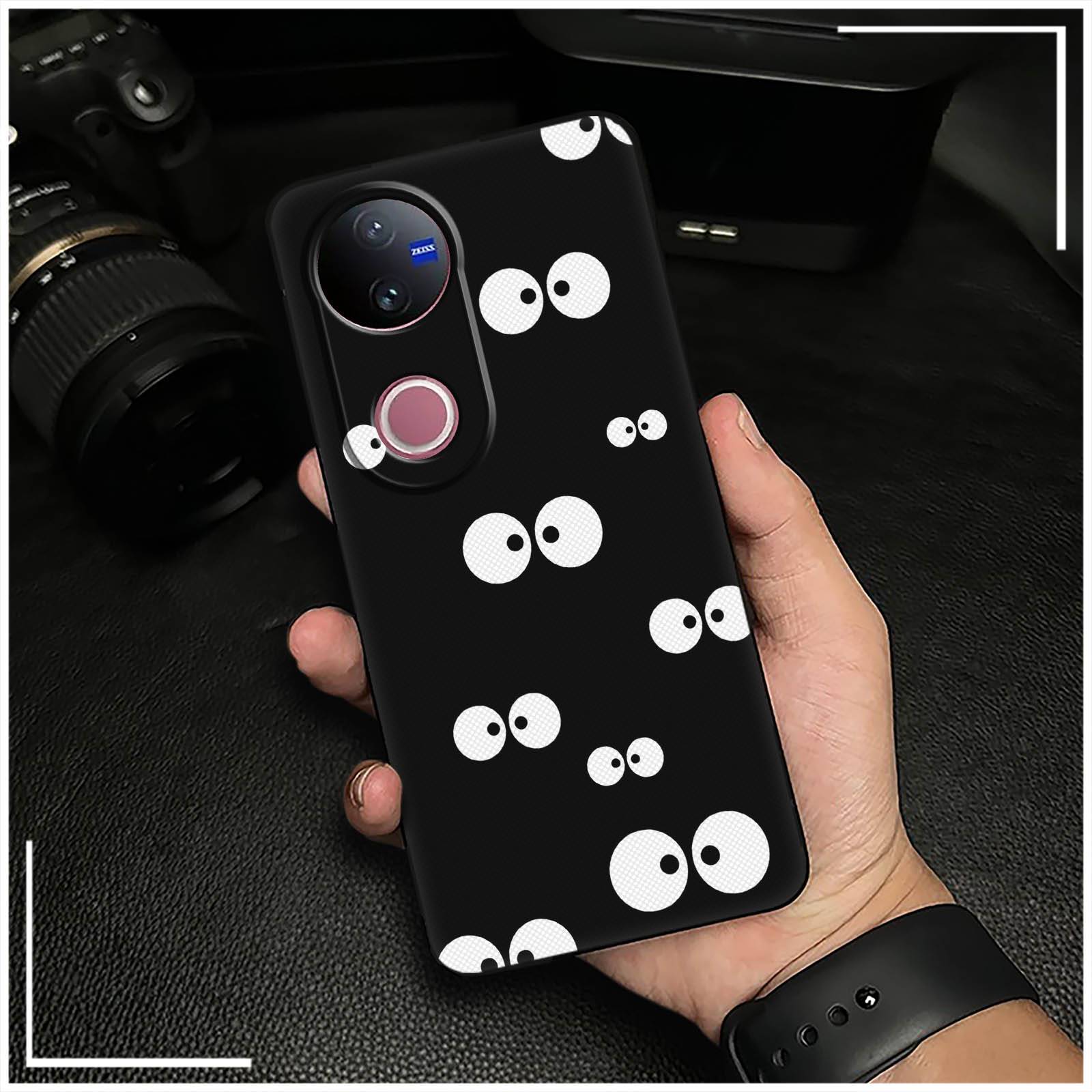 适用VIVO V50 5G海外版/V50E手机壳创意青春情侣搞怪趣味纯色CP