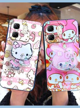 适用infinix Hot50i/Smart9/X6531/X6532手机壳质感防尘透明流沙