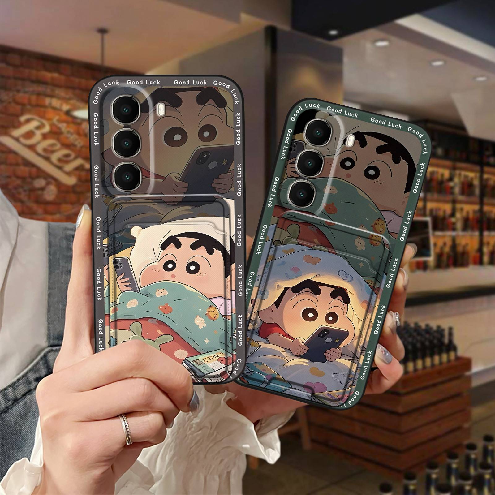 适用itel A95手机壳数码男女款萌宠卡槽可爱质感插卡放照片硅胶