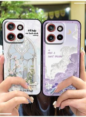 适用MOTO S50/Edge50 Neo/ThinkPhone25手机壳全包边潮流软壳女