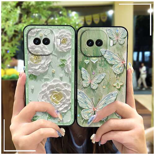 适用VIVO IQOO Z11 Turbo手机壳潮流女可爱奢华新款硅胶花青春