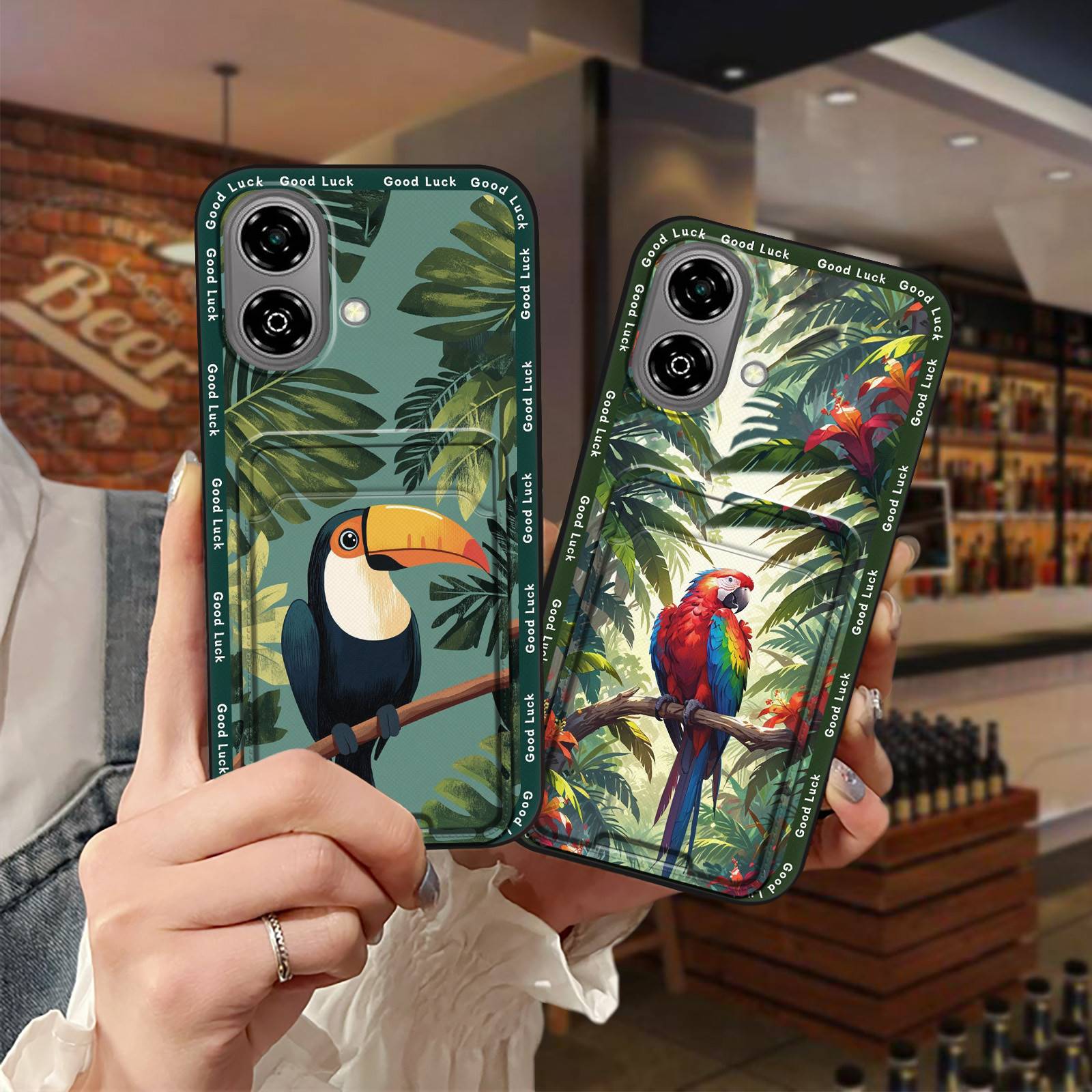 适用中兴A35e竖版/6GB版64GB手机壳放照片数码潮流创意插卡防尘