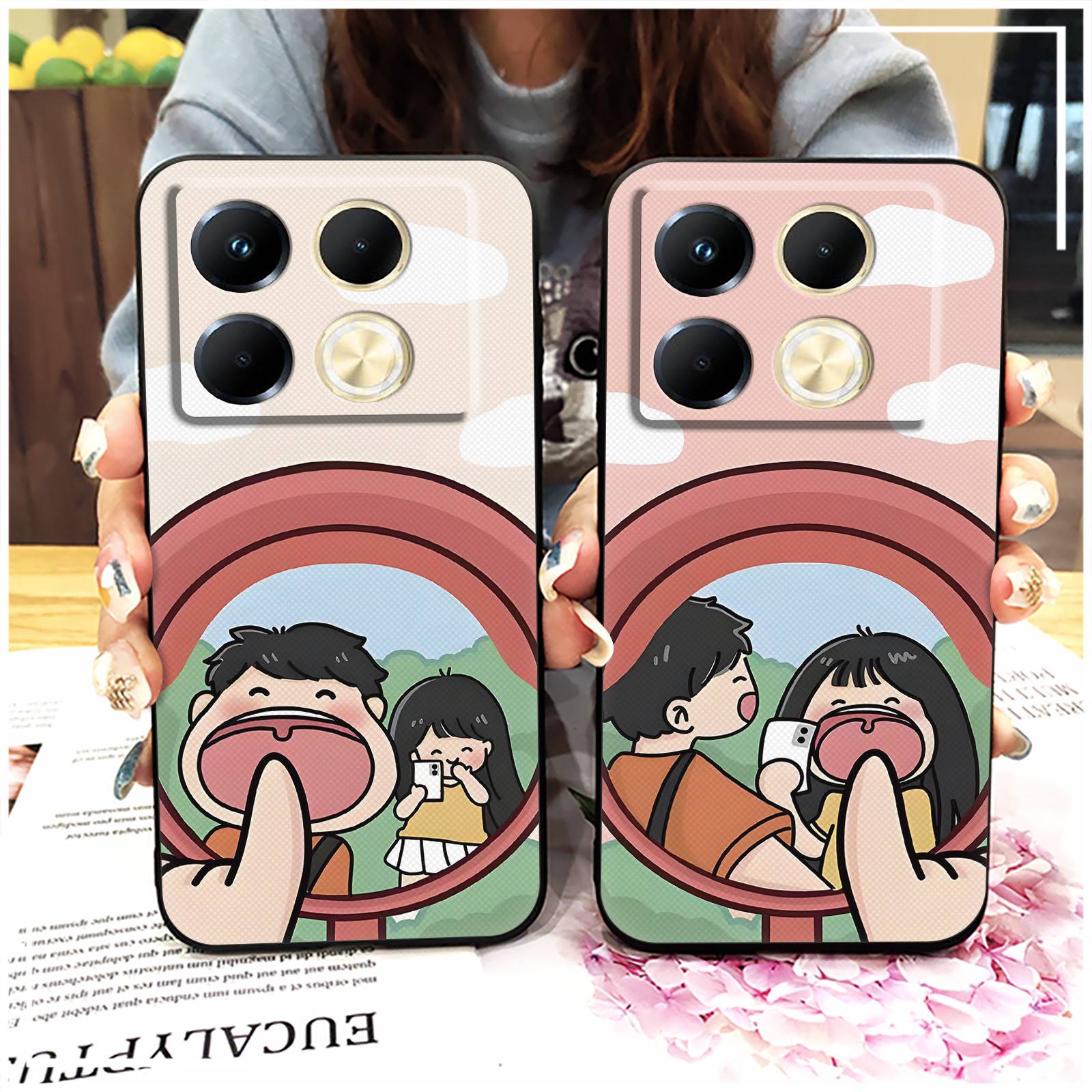 适用infinix Note40 5G/X6852手机壳全包边个性情侣散热趣味数码