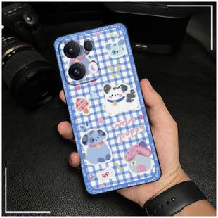 适用OPPO Reno13 Pro手机壳简约纯色女防尘创意数码新款趣味卡通