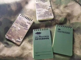 rite in the rain 防水笔记本 三福记号笔防水背壳便携式手账本
