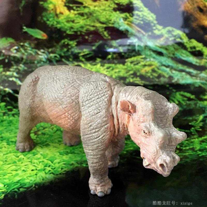 儿童玩具静态动物模型特价犀牛