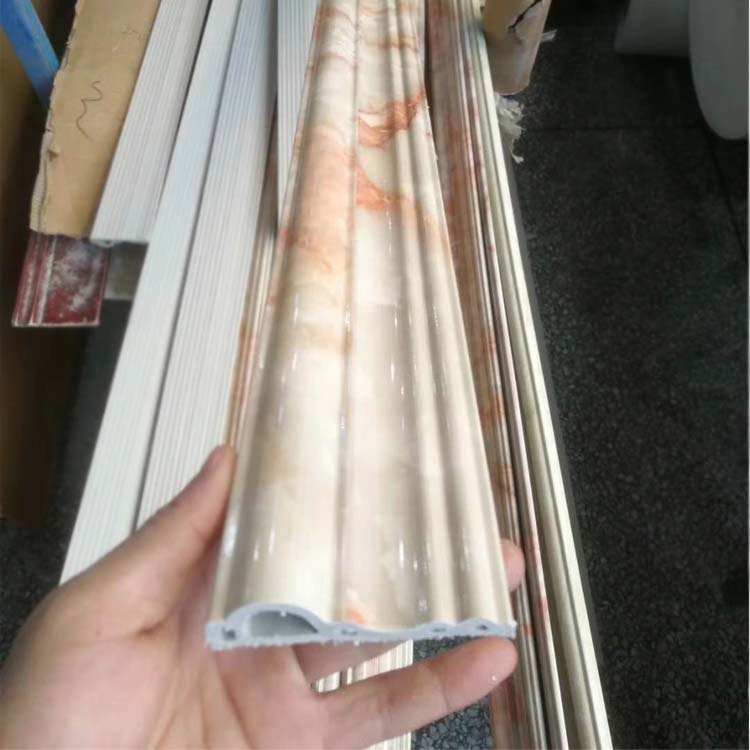 欧式仿大理石线条pvc装饰线条 窗套线条背景墙线简约门套线7.5cm