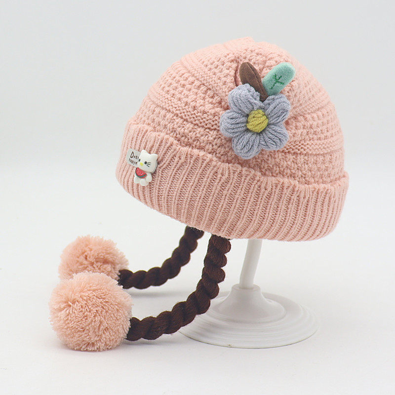 婴幼儿秋冬季韩版儿童帽子保暖护耳防风户外超萌毛线针织宝宝假发,童装/婴儿装/亲子装,帽子,淘宝优惠券,粉丝福利购,淘宝优惠卷