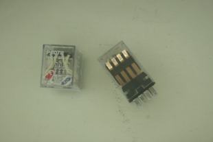 PETOR普正带灯小型继电器MY4NJ HH54P AC220v DC24V14脚