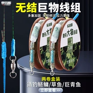 Nhóm dây câu lớn được gắn với bộ đầy đủ các thành phần dây chính có độ bền kéo mạnh dây câu khổng lồ cá trích chính hãng cá chép bạc và cá chép đầu to cước câu cá tarantula cước câu cá justron