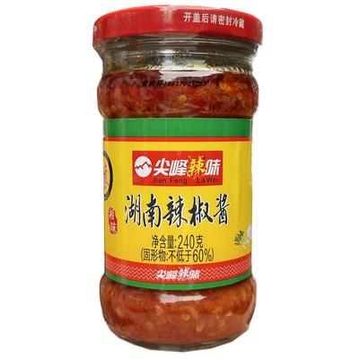 尖峰辣味湖南辣椒酱蒜香特辣王