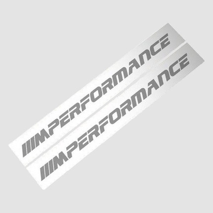 宝马M系列M Performance英文贴后唇后翼侧裙性能英文装饰贴