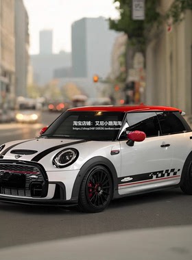适用于宝马MINIF56车贴拉花CooperR60F55JCW赛道侧裙引擎盖装饰贴