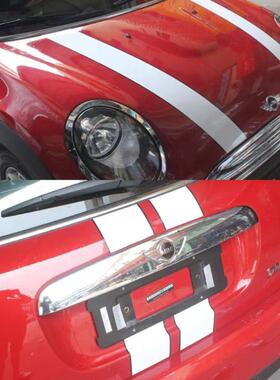 适用于宝马mini机盖拉花F60迷你F55F56 R56引擎盖贴纸clubmanF54