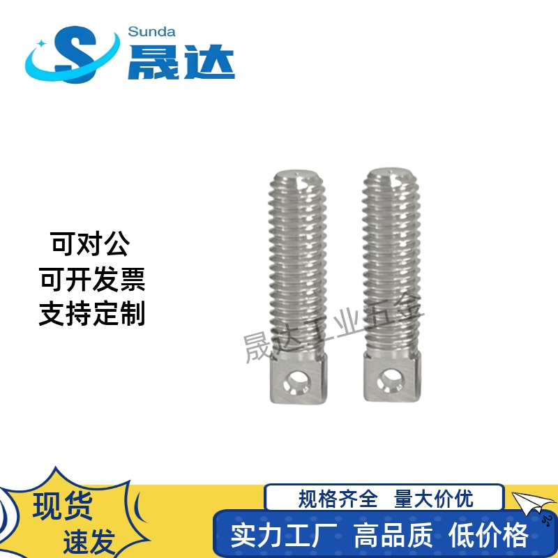 拉伸弹簧支柱带扁方全牙