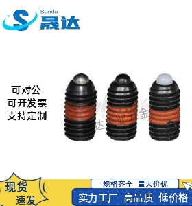 球头定位柱珠柱塞弹珠螺钉ZAP62-M4/02/63-M5/52-M6/03/66