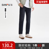男士 小脚长裤 休闲纯色牛仔裤 三福2025冬季 时尚 通勤修身 裤 子511765