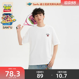 【玩具总动员联名】三福2026夏季圆领背面贴纸短袖t恤男523777