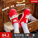 女冬季 德训鞋 新款 休闲百搭刺绣圆头赛车鞋 844095 时尚 三福低帮板鞋