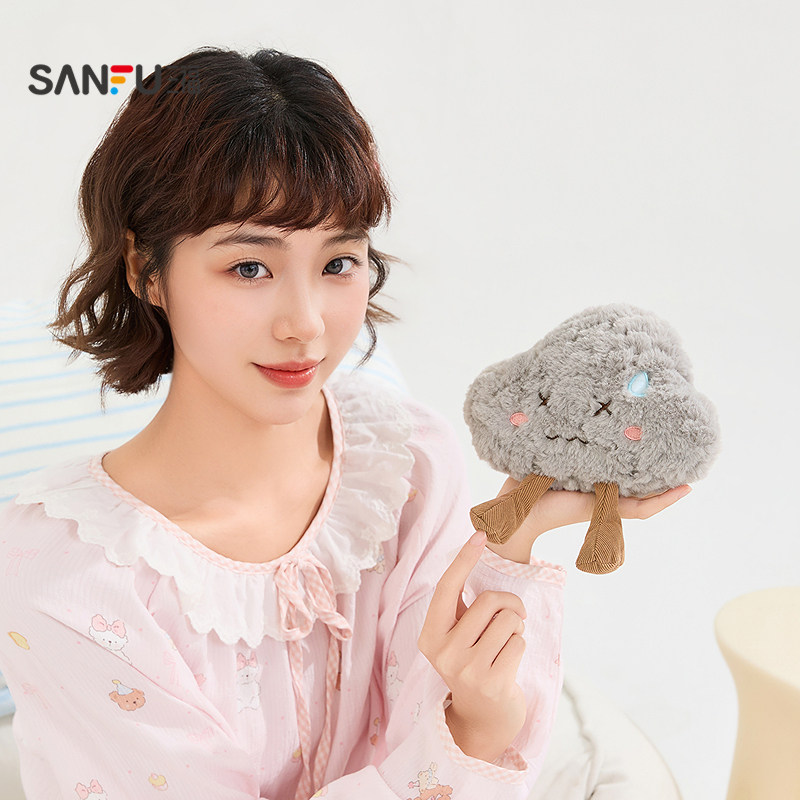 三福可爱掌中宝世界公仔 趣味卡通创意毛绒玩具玩偶摆件852280