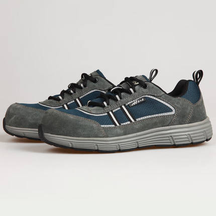 A+AQA5305凯芙拉非金属橡胶底防砸防刺穿电绝缘透气安全鞋反绒休