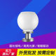 加工定制圆形太阳能柱头灯户外超亮庭院灯围墙灯门柱子大门灯20cm