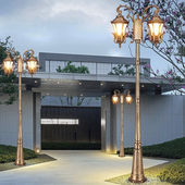 户外防水景观220v接电高杆室外 仿古路灯欧式 凯优美 KAIYOUMEI