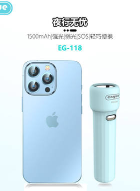 恩谷（ENGUE）engue恩谷充电式家用停电应急灯强光户外手电筒安保