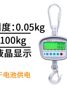 友声100kg200kg300kg500公斤1吨t旋转家用吊秤电子吊钩吊磅挂钩称