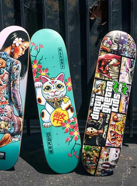 美国原装进口DGK ALL DAY 20周年2022加拿大枫木极限四轮滑板板面